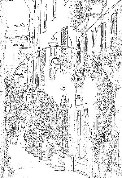 coloring pages village street - photo #30
