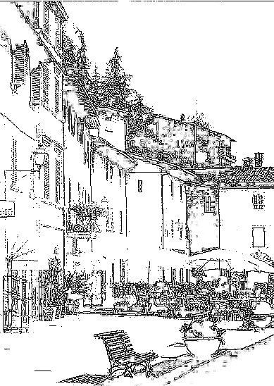 coloring pages village street - photo #5